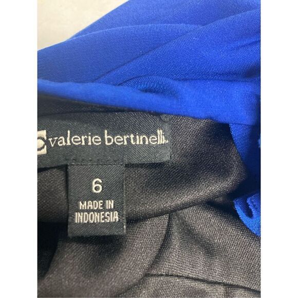 VALERIE BERTINELLI Women’s Floral Ruffle One Shoulder Prom Dress Size 6 - Picture 6 of 7